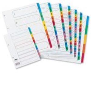 DV9178 | Concord Multicolour Index A4 1-12 CS13