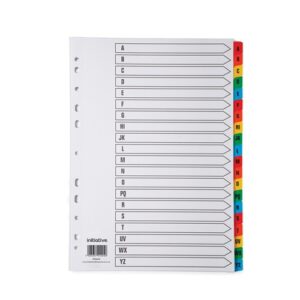 DV9244 | Initiative Index A-Z Clrd Mylar Tab