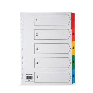 DV9246 | Initiative Index 1-5 Clrd Mylar Tab