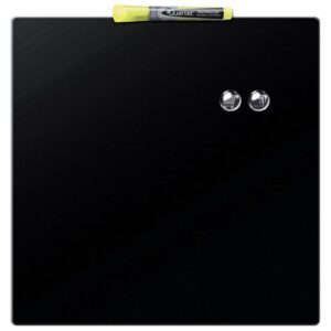 DW1011 | Nobo Mini Magnetic Whiteboard Coloured Tile 360x360mm Black