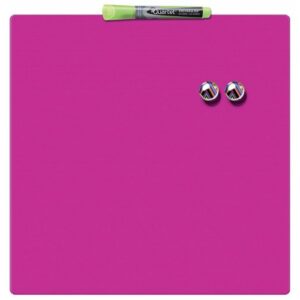 DW1012 | Nobo Mini Magnetic Whiteboard Coloured Tile 360x360mm Pink