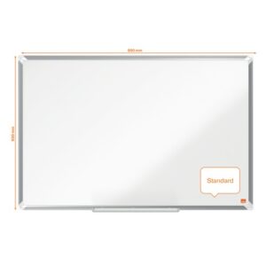 DW2043 | Nobo Premium Plus Enamel Whiteboard 900x600