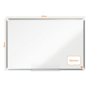 DW2047 | Nobo Premium Plus Steel Whiteboard 900 x 600