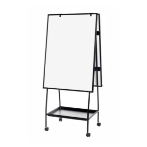 DW4069 | Bi-Office Crtin Sttin Easel Lacquered Steel Black 1700x770mm