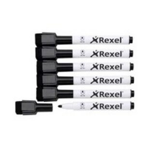 DW5038 | Nobo Magnet Drywipe Marker Blk 6s 2104184
