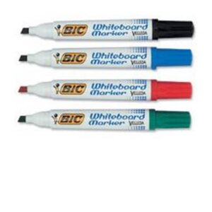 DW9283 | Bic Drywipe Marker Bullet Assorted Wallet 4 904941