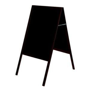DW9467 | A-Frame Chalk Board With Stylish Cherry Wood Frame