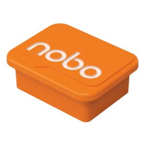 DW9586 | Nobo Whiteboard Magnets Orange Pack 4