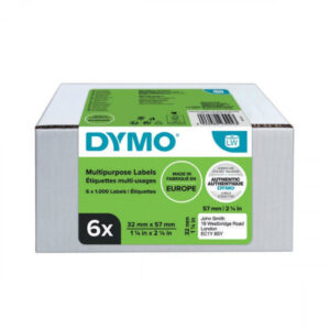 DY2515 | Dymo Multipurp Labels 32mmx57mm 6s