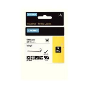 DY2976 | Rhino 9mm Vinyl Black on White 18443