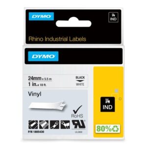 DY2982 | Rhino 24mm Black On White Vinyl 1805430