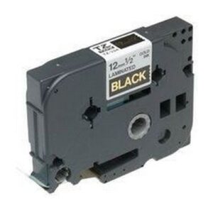 DY9733 | Brother P-Touch Tape TZ-334 12mm Gold/Black TZ334