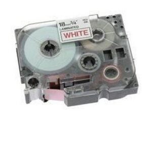 DY9737 | Brother P-Touch Tape TZ-242 18mm Red/White TZ242