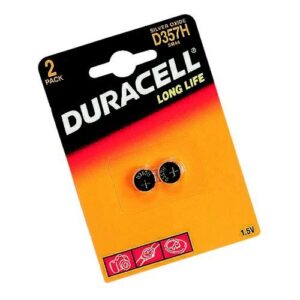 EA6760 | Duracell Oxide Button Batteries Silver DL357 Pack 2