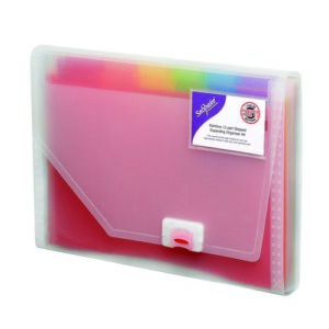 EF9020 | Snopake Expanding Organiser A4 Rainbow 15768