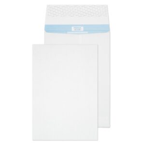 EN1332 | C4 White P&S No-Tear Gusset Envelopes