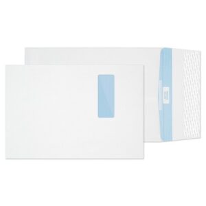 EN1333 | C4 White P&S No-Tear Gusset Envelopes