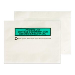 EN1334 | C6 Clear Peel & Seal Wallet Envelopes
