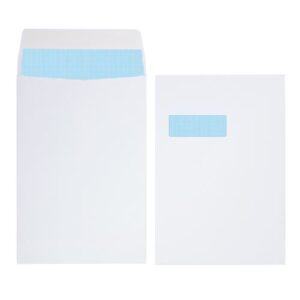 EN9164 | Initiative Env Gus Pkt Wdw Peel & Seal C4 140gsm Wht Pk 125
