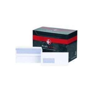 EN9889 | Plus Fabric DL Window Envelopes 110gsm Self Seal WhitePk500