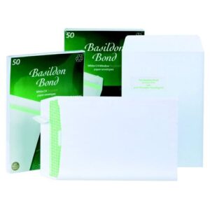 EN9935 | Basildon Bond Envelope C4 Shrinkwrap White 50s 120gsm L80281