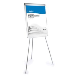 ES4802 | Initiative Flipchart Easel Drywipe Surface and Pen Tray