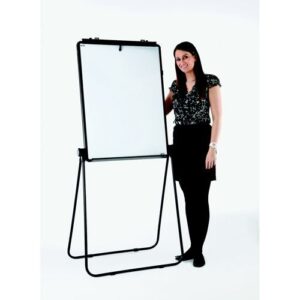 ES9834 | Adboards Excellence Height Adjtble Magnetic Flip Chart Black
