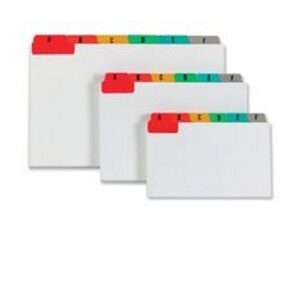 GC4335 | Concord Multicoloured Guide Cards A-Z 203x127mm 15398