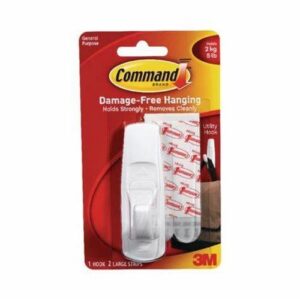 GL1801 | 3M Command Adhesive White Large Hook 17003
