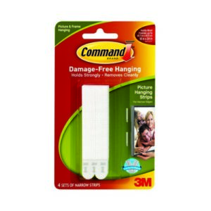 GL1804 | 3M Command Narrow Picture Hanging Strips 17207