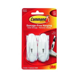 GL1809 | 3M Medium Wire Hooks / Command Strips 17068