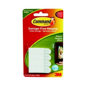 GL2147 | Command Picture Hanging Strips Small Ref 17202 Pack 4