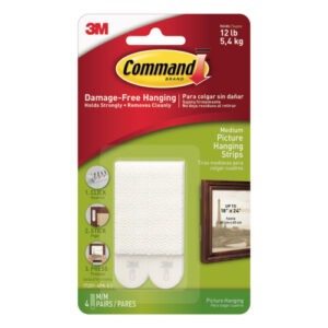GL2148 | Command Picture Hanging Strips Medium Ref 17201-4pk Pack 4