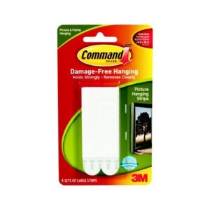 GL2149 | Command Picture Hanging Strips Large Ref 17206 Pack 4