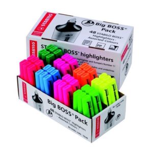 HI3202 | Stabilo Boss Highlighter Pen Pack of 48 Assorted 70/48-2