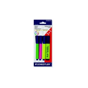 HI9194 | Staedtler Textsurfer Hler Blister Card 3 Ast + 1 Ylw FOC