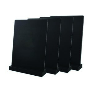 HS8359 | A4 Countertop Chalkboard Blk Pk4