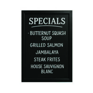 HS8370 | Wall Mount Chalkboard 400x600mm Blk