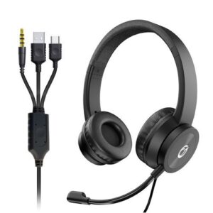 HW1011 | USB Type C / Type A / 3.5mm Mobile Headset with Boom Mic