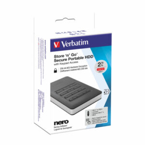 HW1650 | Verbatim Store´N´Go Secure Portable Usb 3.1 Gen 1 2Tb Black