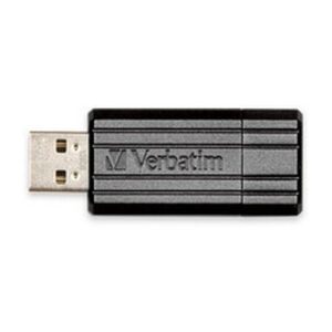 HW3226 | Verbatim PinStripe USB Drive 128GB Black 49071