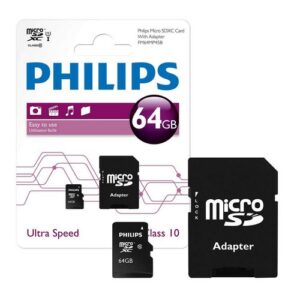 HW3583 | Philips SDXC Card 64GB Class 10 PHISD64GBC10
