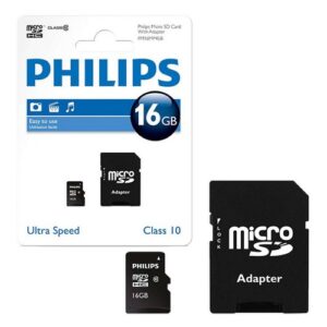 HW3585 | Philips Micro SDHC Card 16GB Class 10 inc Adapter