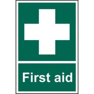 IB1614 | Your First Aiders Are... Sign S/A Vinyl