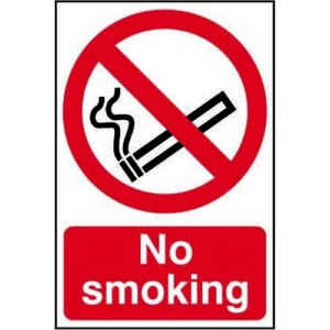 IB1625 | No Smoking Sign Self Adhesive Rigid PVC