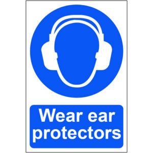 IB1637 | Wear Ear Protectors Sign S/A S.Rigid PVC