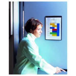 IB1911 | Tarifold A4 Magnetic Framed Pockets Black Pack of 5