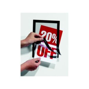IB8547 | Durable Magaframe A4 Magnetic Frame Black Pack of 2 4872/01