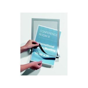 IB8548 | Durable Magaframe A4 Magnetic Frame Silver Pack of 2 4872/23
