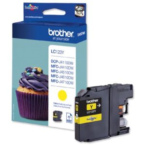 IJ2519 | Brother LC123Y Yellow Ink Cartridge